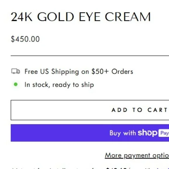 L'CORE PARIS 24K Gold Eye Cream - Picture 2 of 7